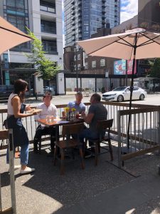 Patio in Downtown Vancouver