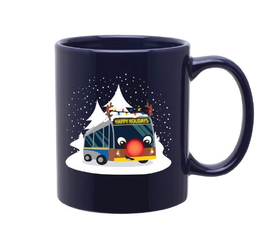 Reindeer Bus mug