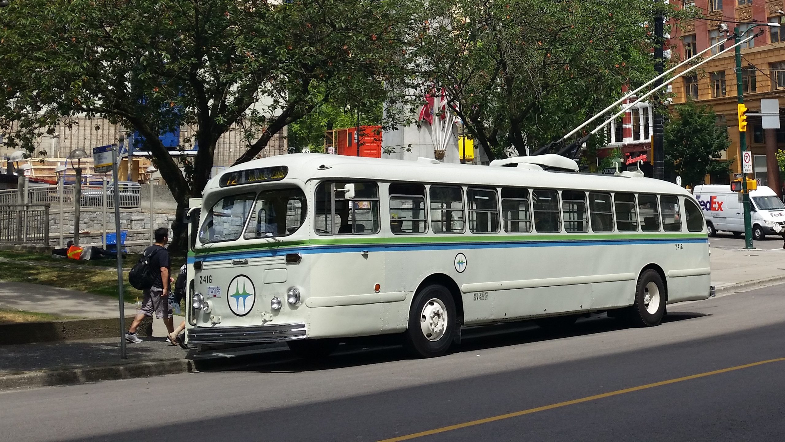 The 1957 Canaidan Car-Brill CD52A, one of the many buses preserved by the Transit Museum Society.