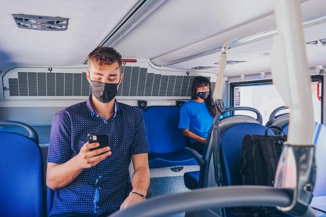 Masks mandatory on public transit - The Buzzer blog