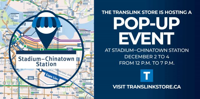 TransLink Store Holiday Pop-Up Event