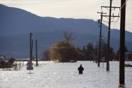 Flooding in Abbotsford during November 2021