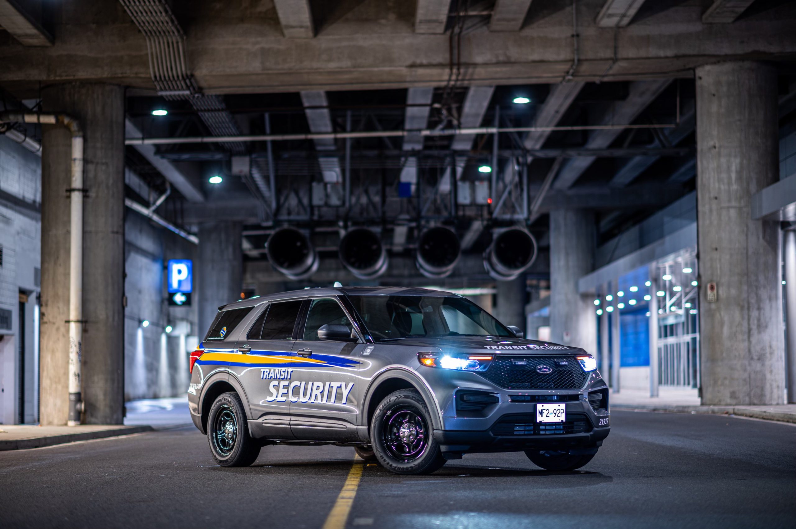 Transit Security hybrid electric patrol cars