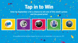 Tap in to Win week 2 prizes