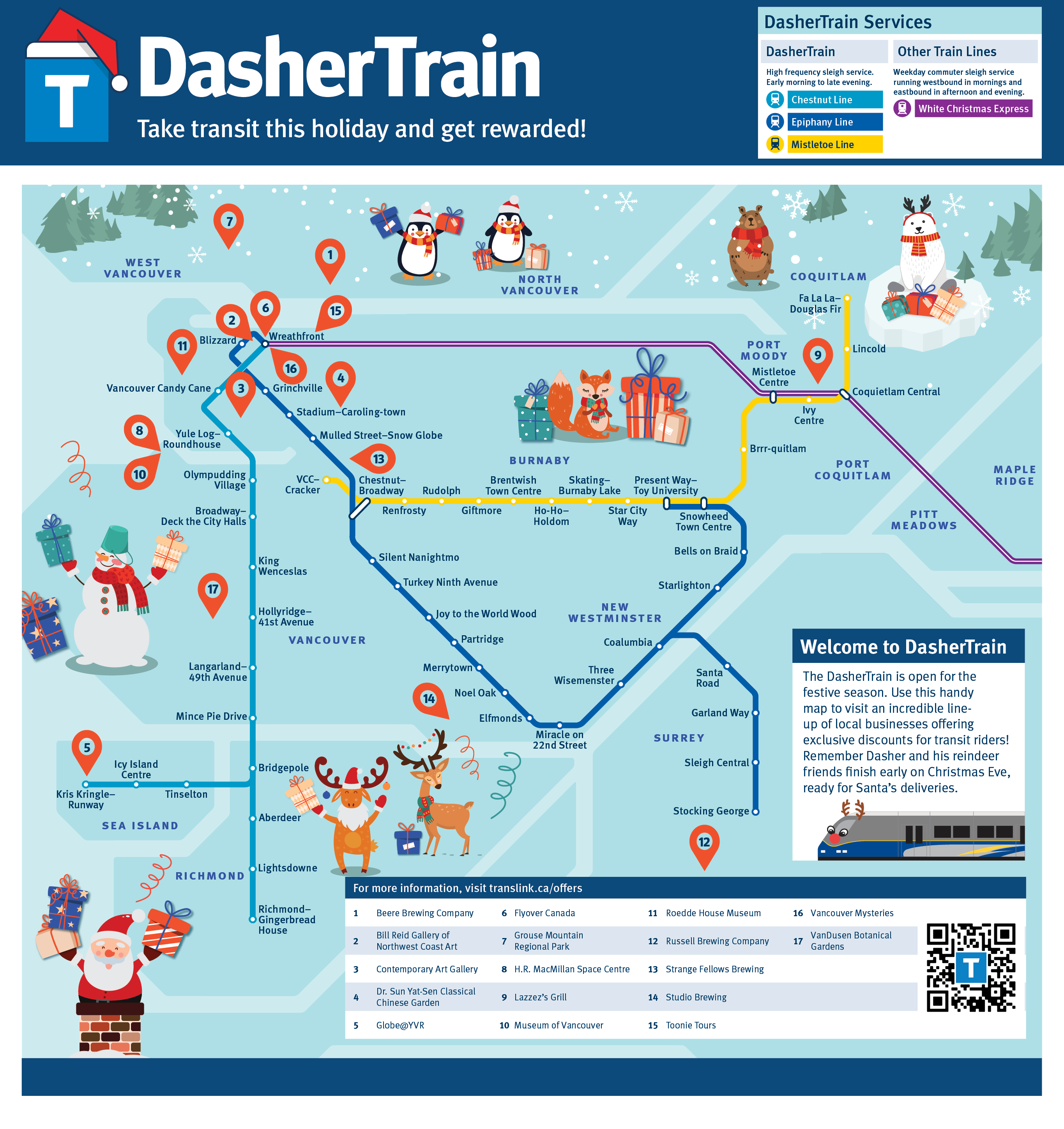 2023 DasherTrain Map graphic