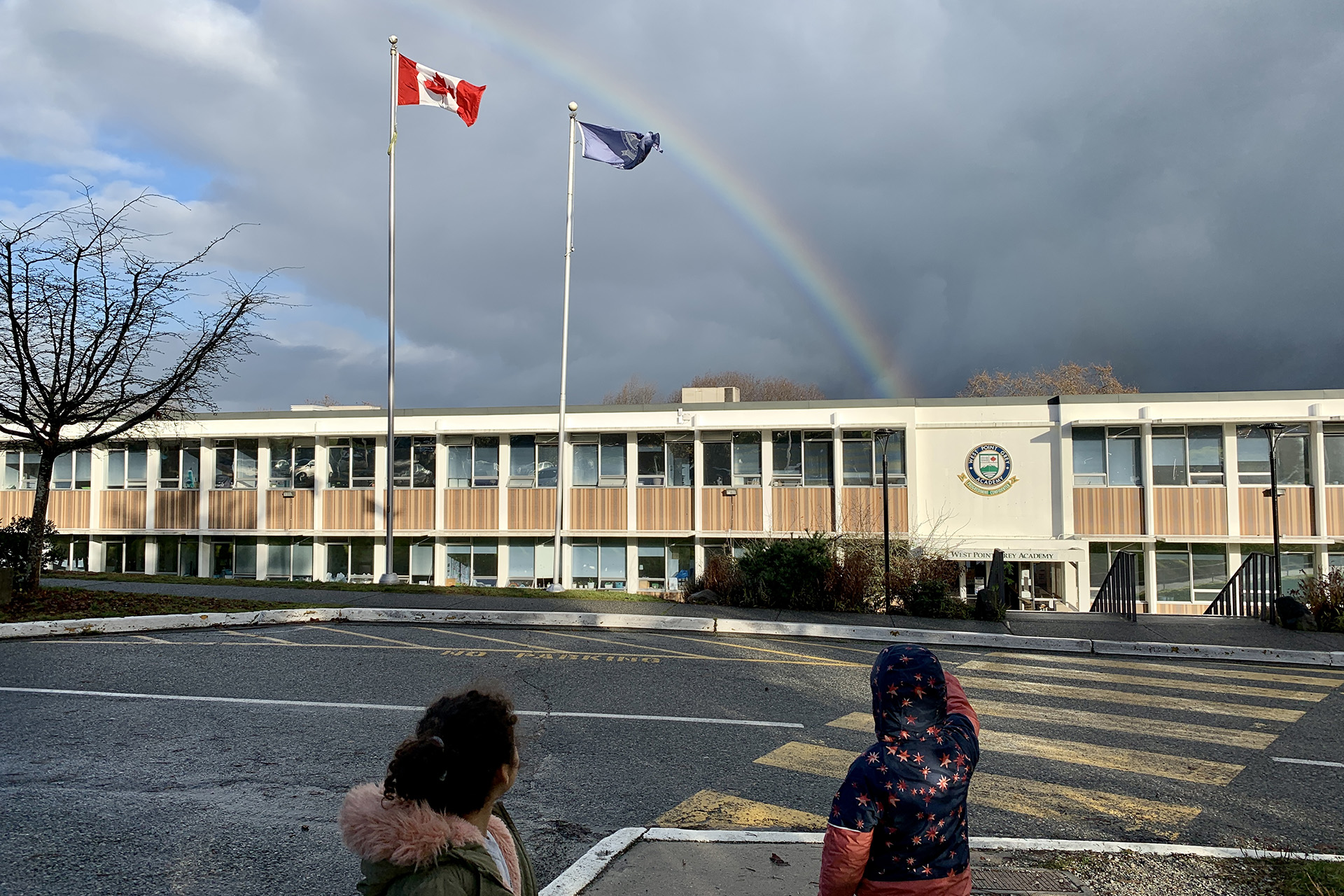 Front of West Point Grey Academy