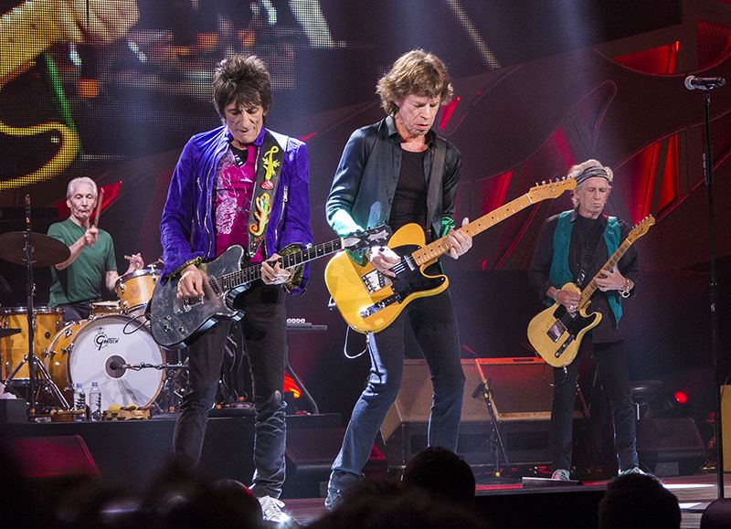 The Rolling Stones performing at Summerfest in Milwaukee in 2015.
