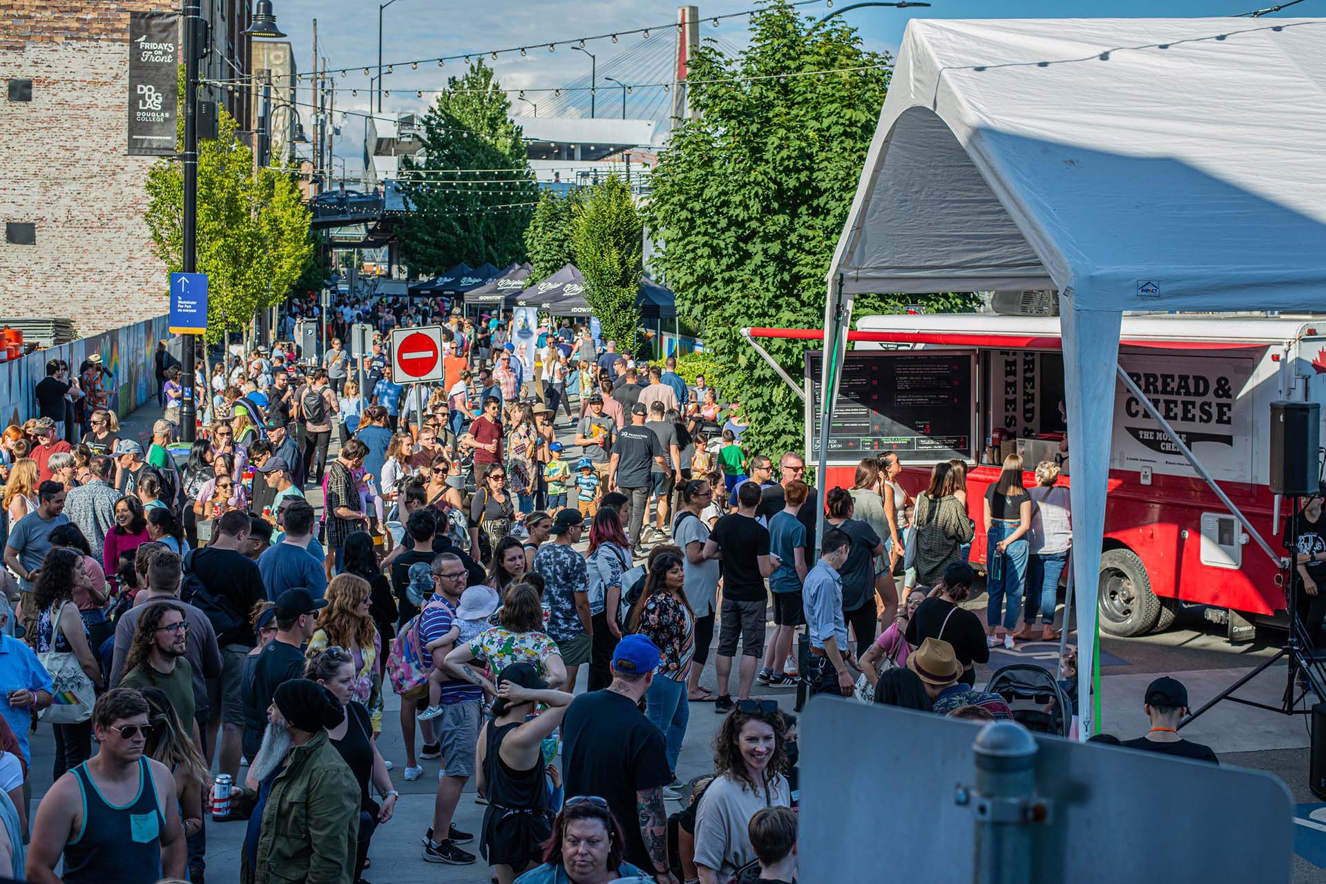 The crowds at Fridays on Front in 2022