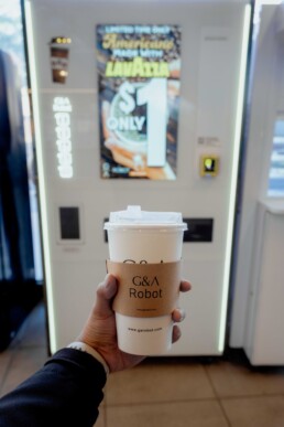 Coffee vending machine at Surrey Central station