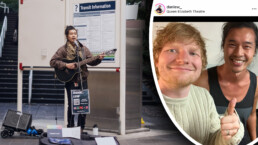 Vancouver musician Daniel Lew met Ed Sheeran through busking