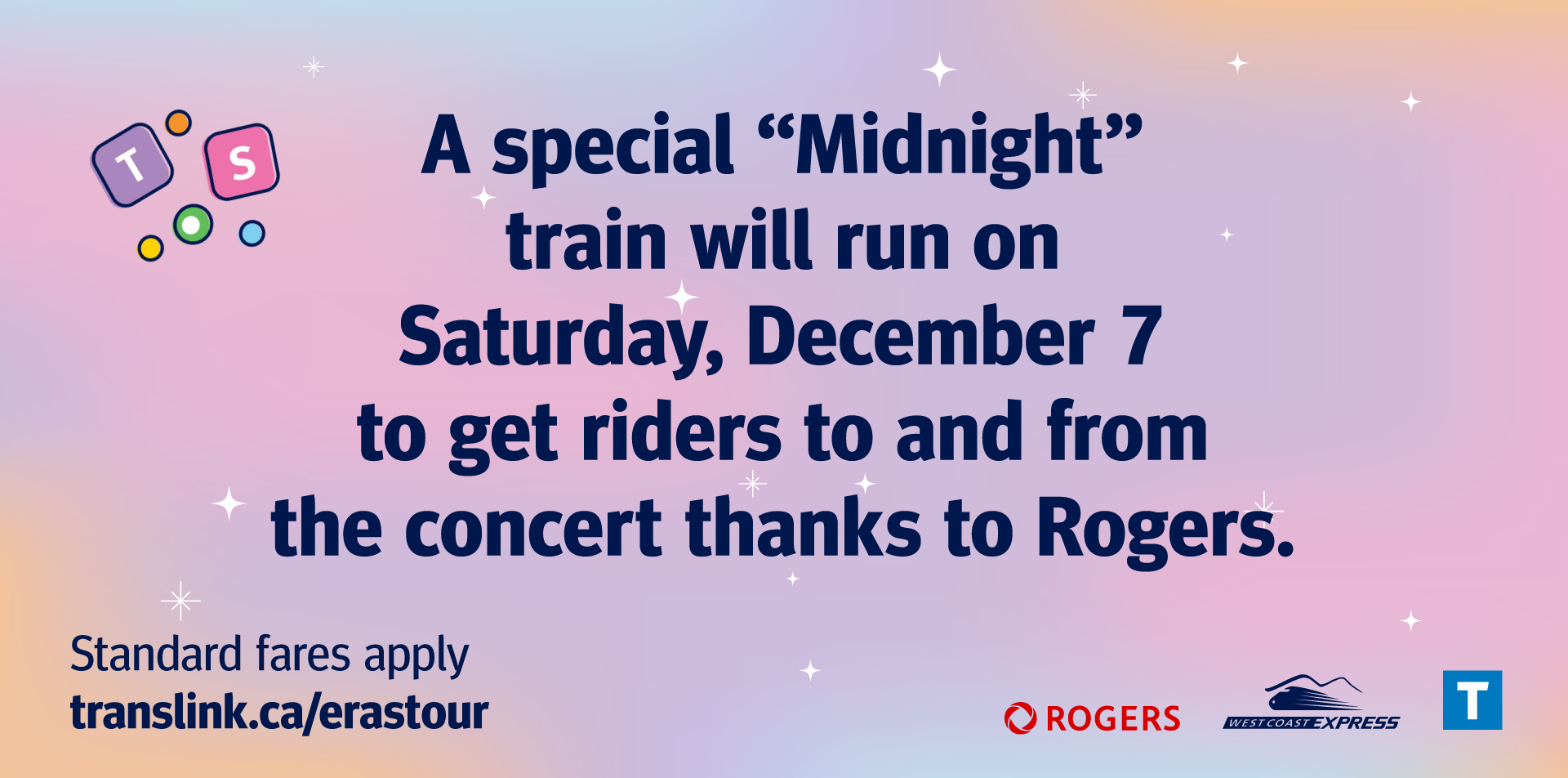 Midnight Rogers West Coast Express Train