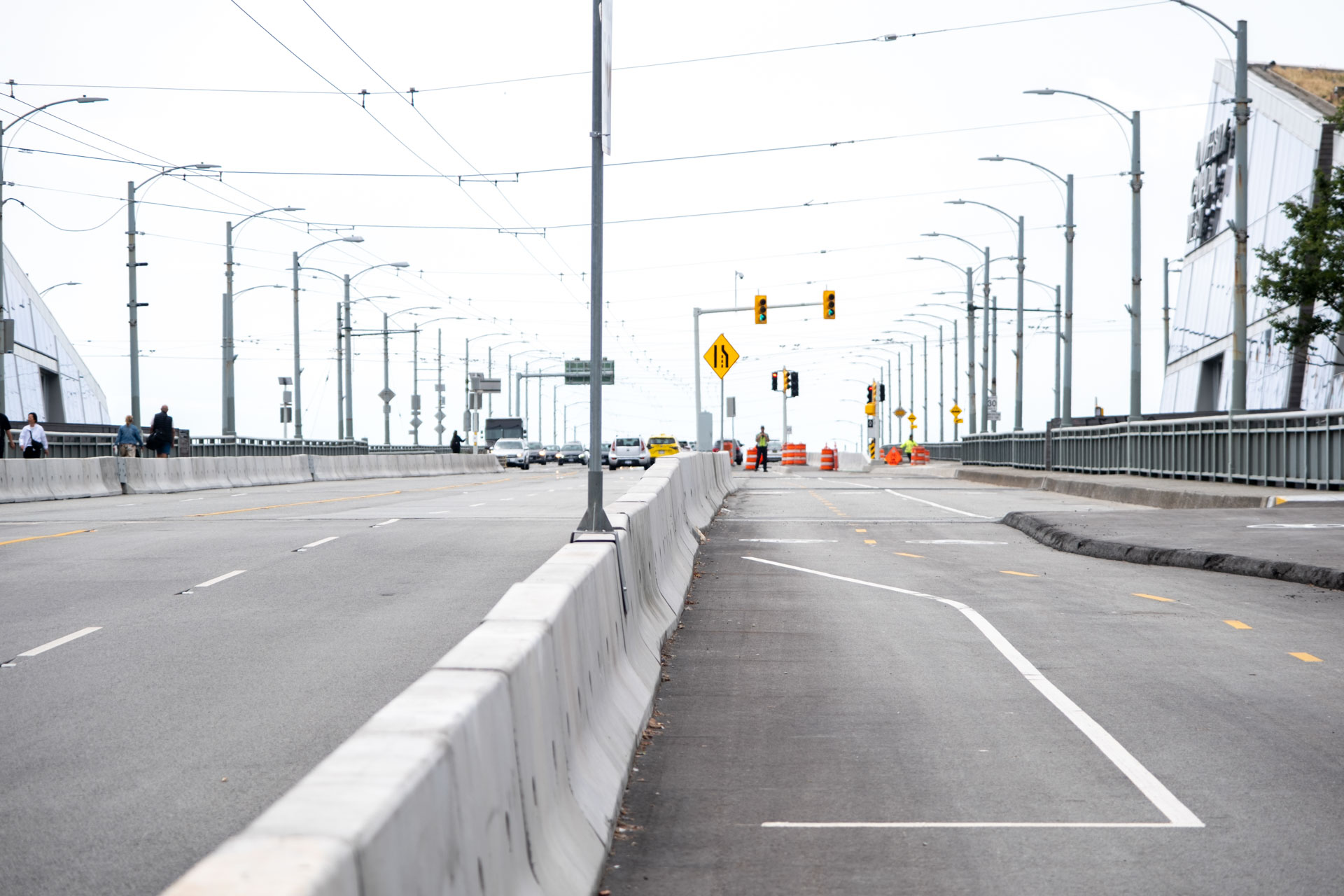The Granville Connector looking south