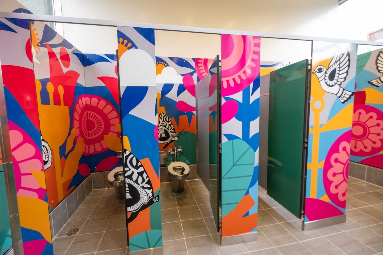 Metrotown washroom interior