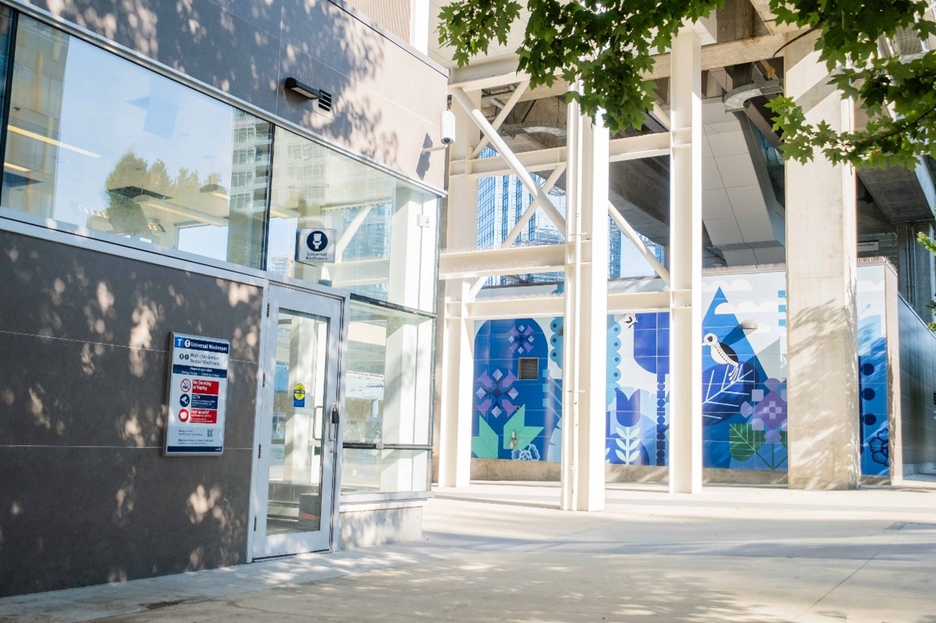 Metrotown Washroom exterior