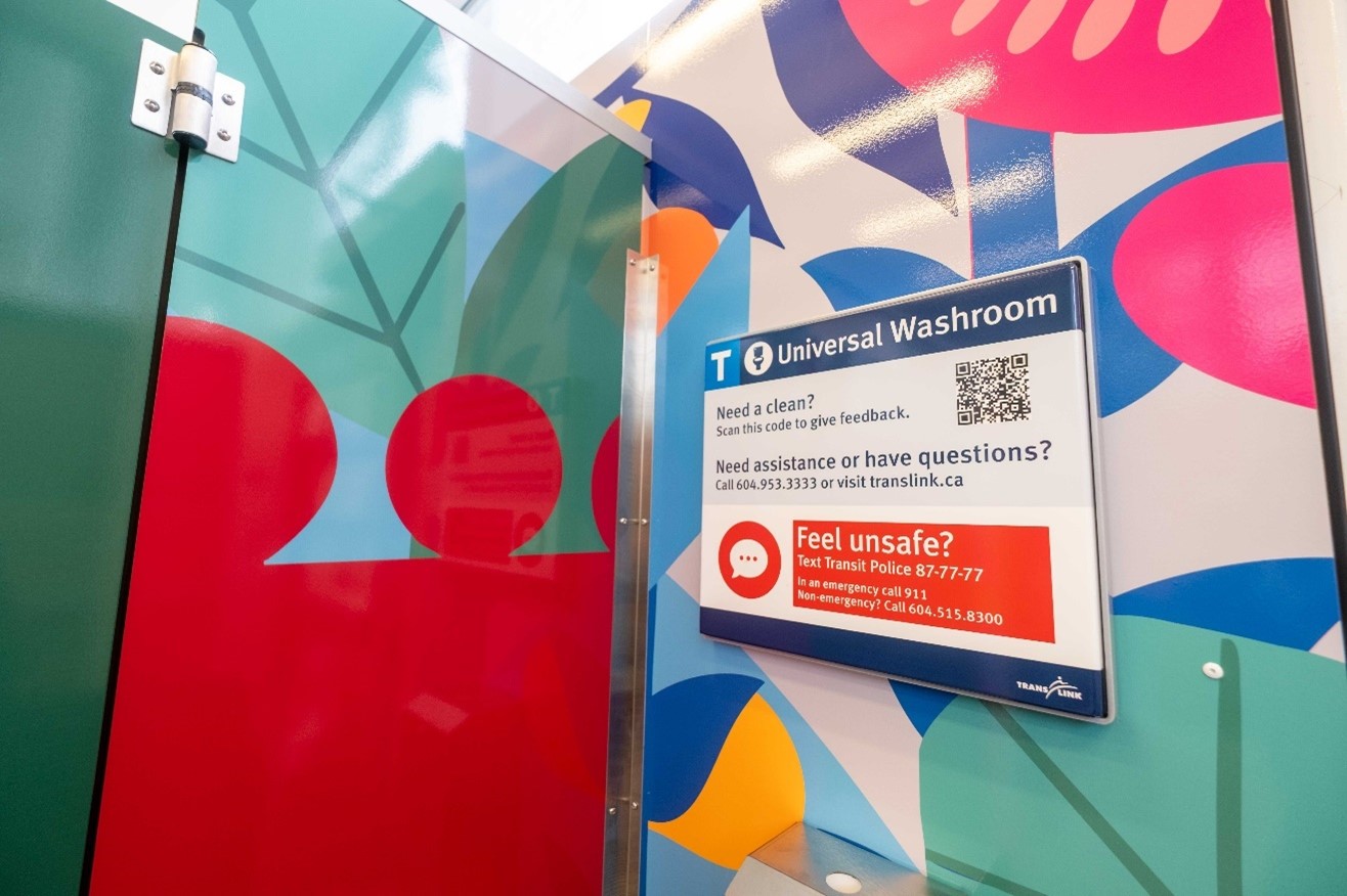 Metrotown washroom interior 4