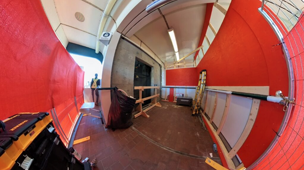 nanaimo station elevator construction