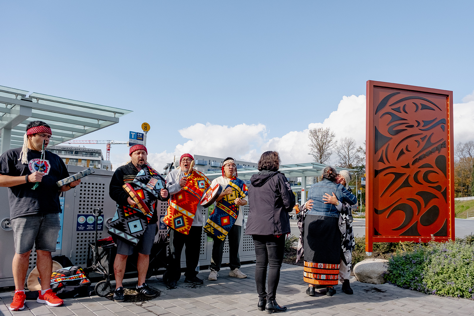  A blessing ceremony was held during the unveiling of the Indigenous artwork titled 'Perception and Integrity'