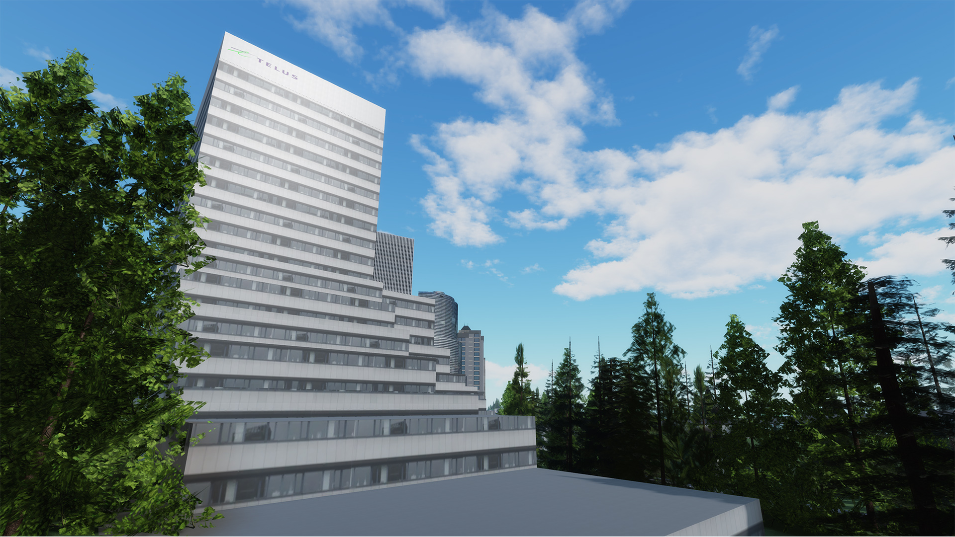 TELUS building in Roblox