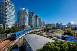 Mark V SkyTrain near Science World