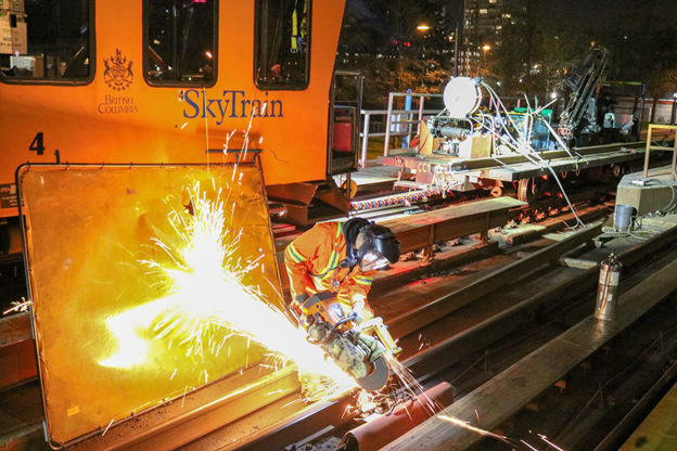 Rail maintenance work